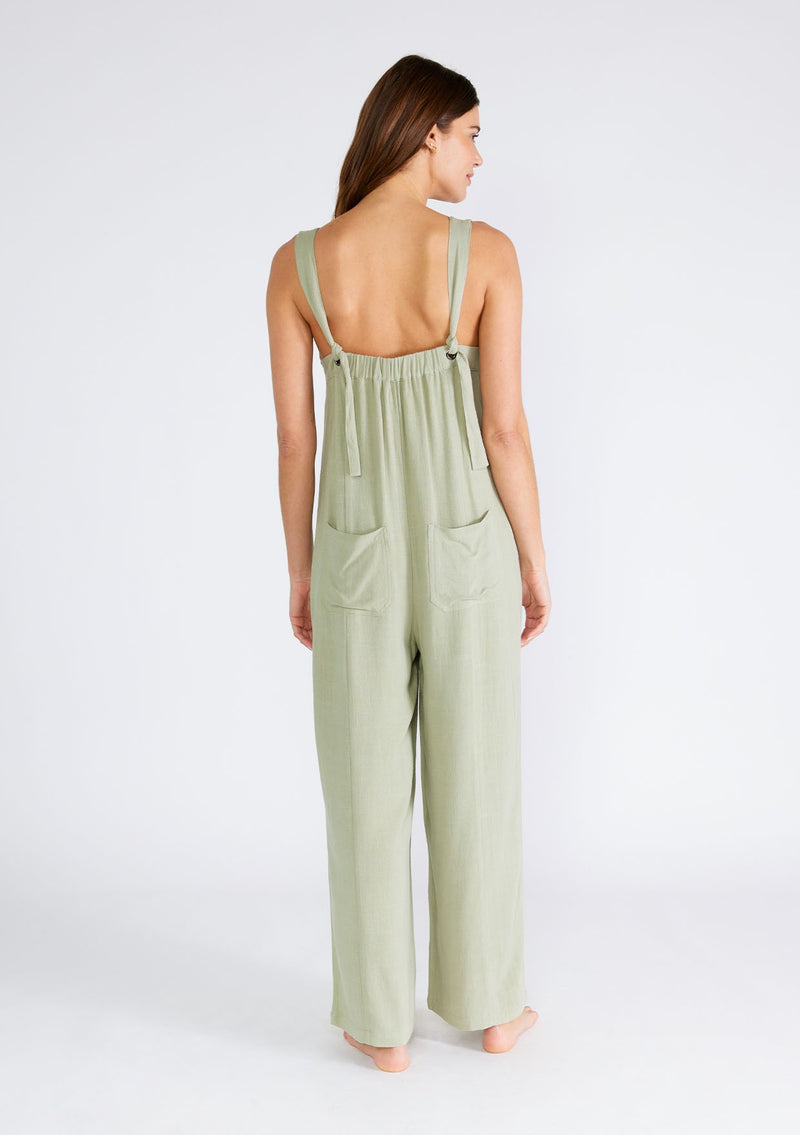 Relaxed Jumpsuit in Sage