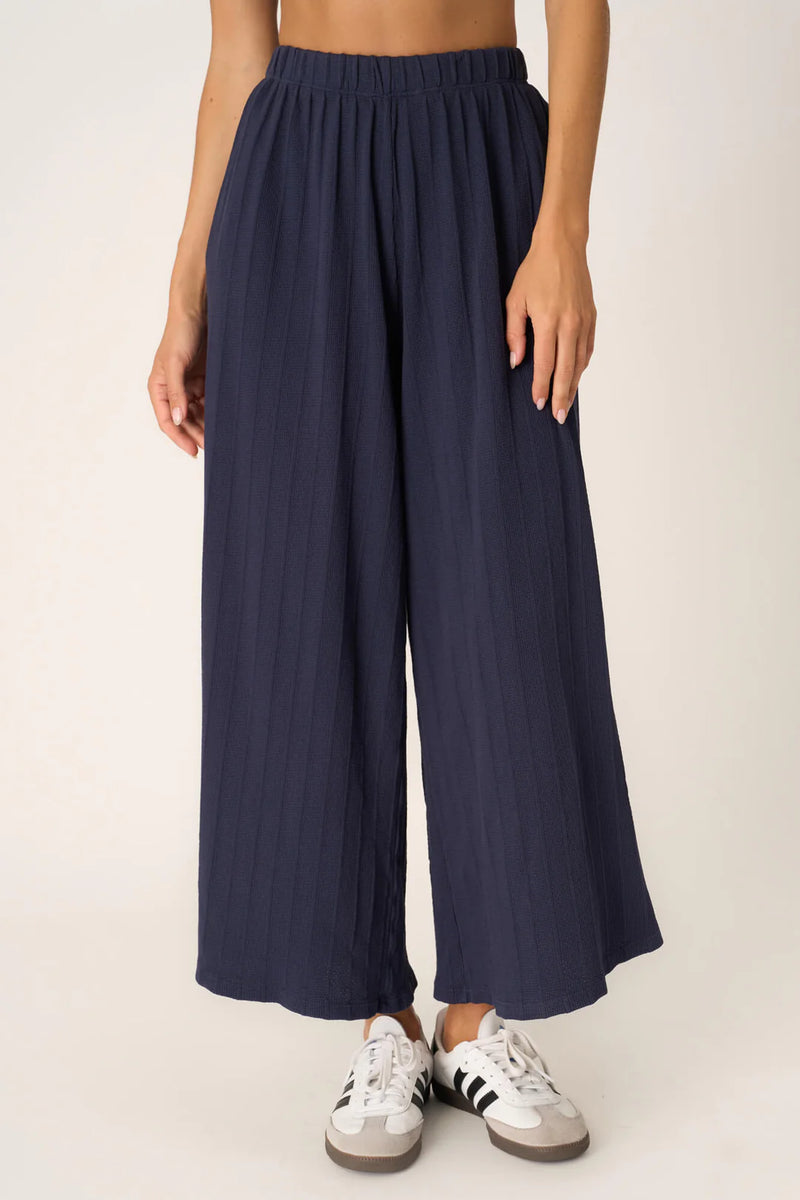 Come Together Wide Leg Pant in Navy