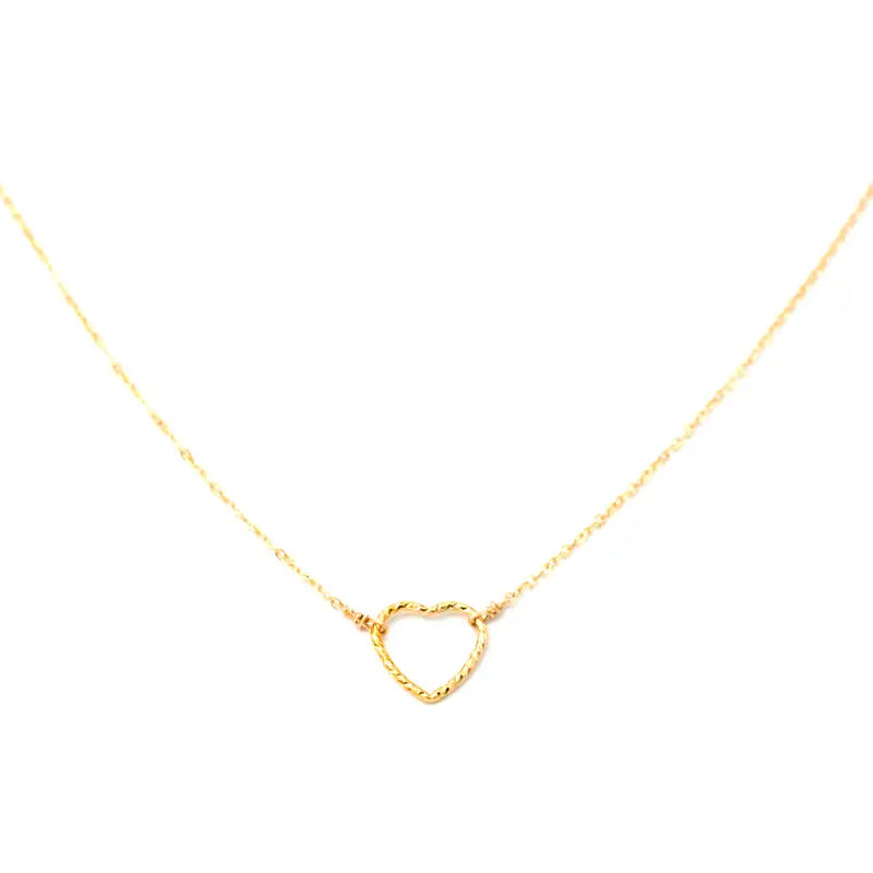 Shimmer Heart Necklace