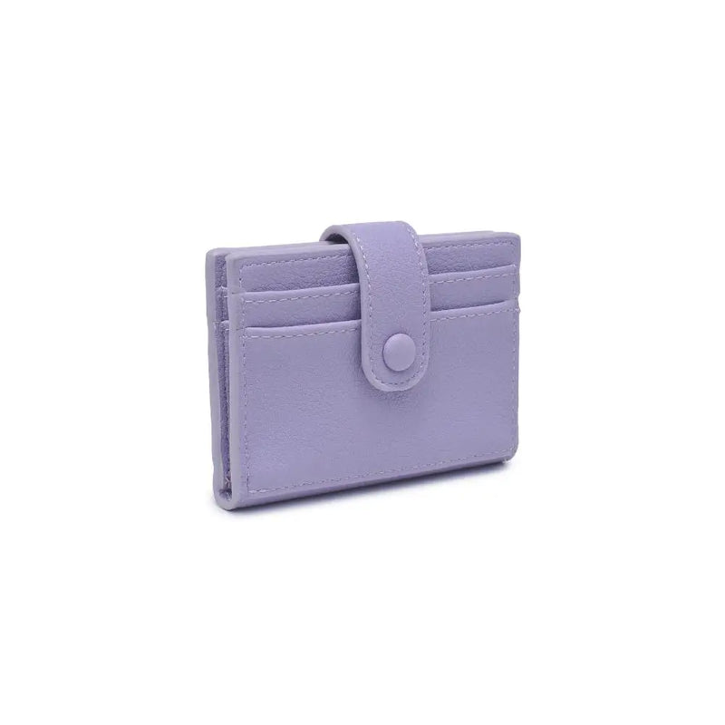 Vegan LeatherCard Holder in Lilac