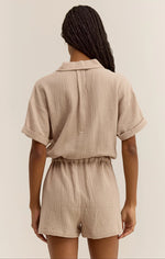 Lookout Romper in Putty