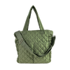 Mabel Quilted Tote in Olive