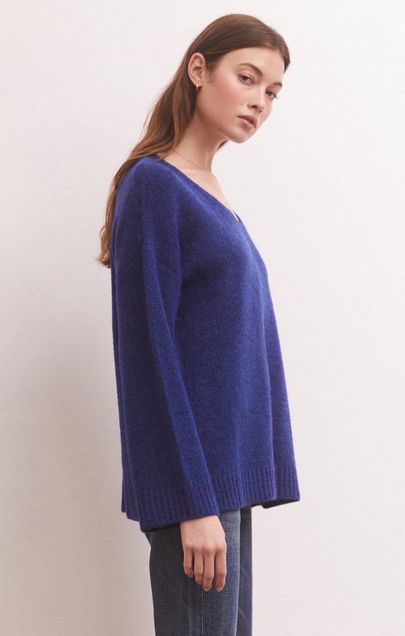 Modern Sweater in Space Blue