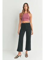 Patch Pocket Pant in Black