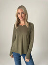 Payton Top in Olive