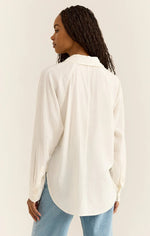 Perfect Linen Top in White