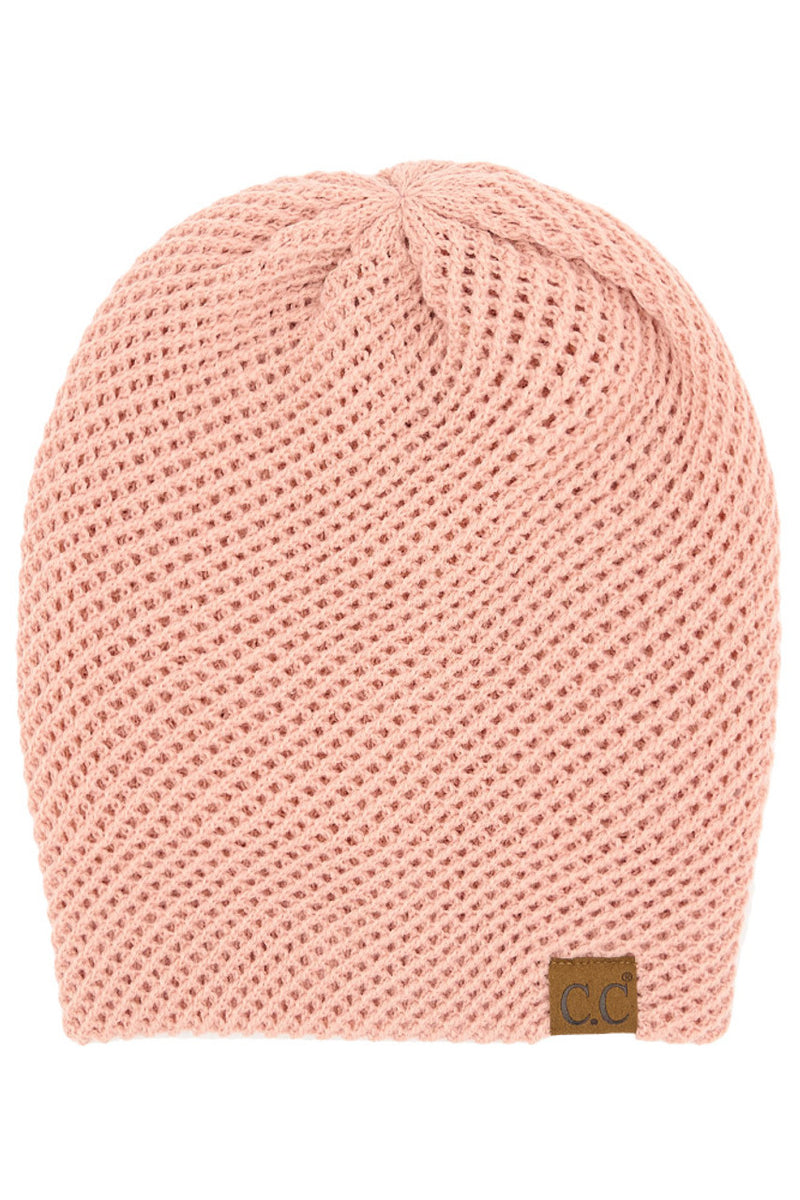 Slouch Beanie in Pink