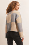 Blocked Sweater in Heather Grey
